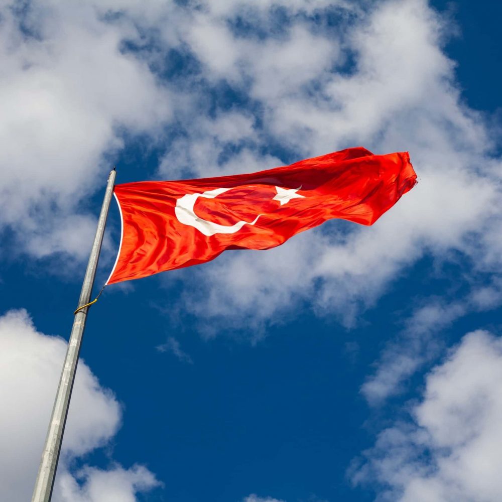 türkische flagge türkische flagge